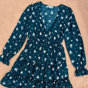 Inspired Hearts Floral Long Sleeve Dress